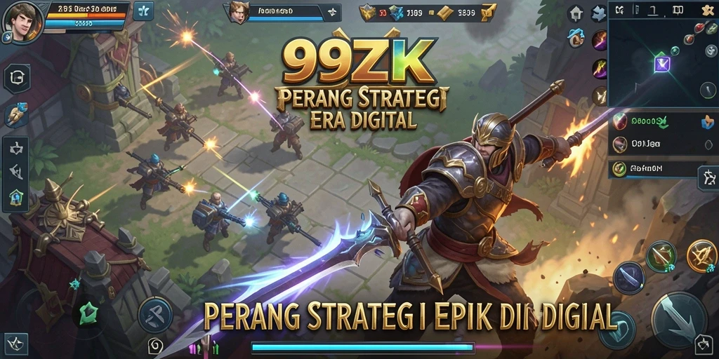 Tampilan aksi intens di battlefield 99ZK.