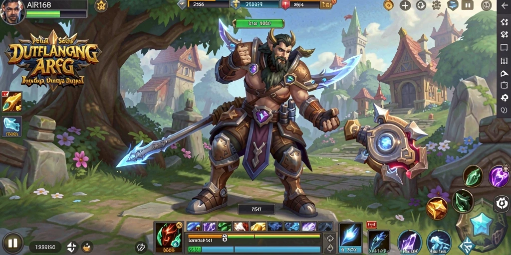 Screenshot gameplay ARPG AIR168 dengan aksi seru dan karakter yang menakjubkan.