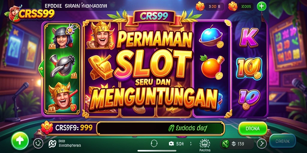 Screenshot gameplay CRS99 menampilkan keseruan putaran slot yang mendebarkan.