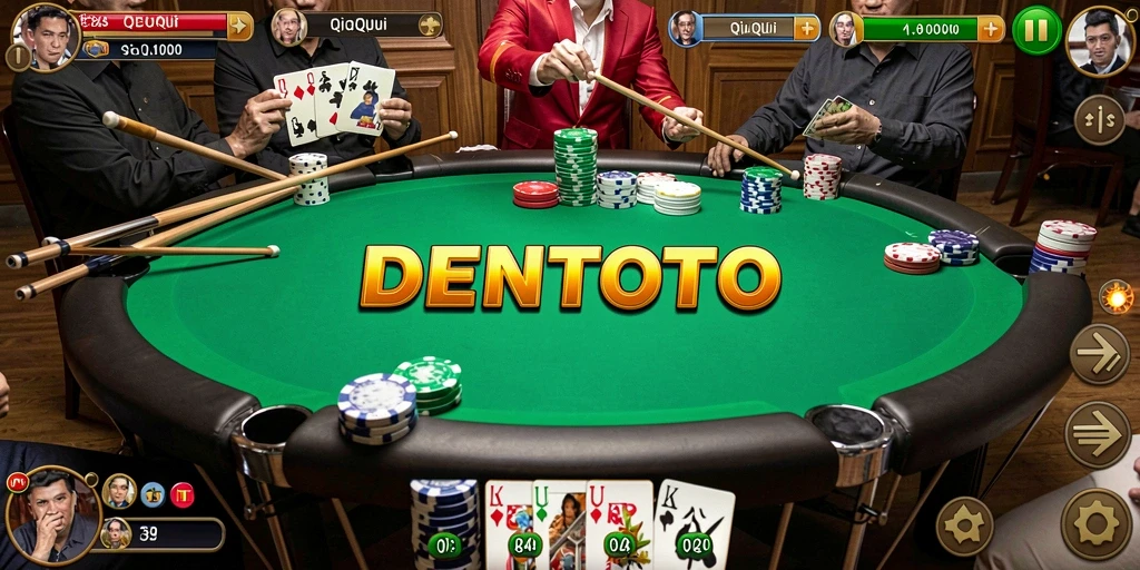 Tampilan gameplay DENTOTO yang seru dan menegangkan.