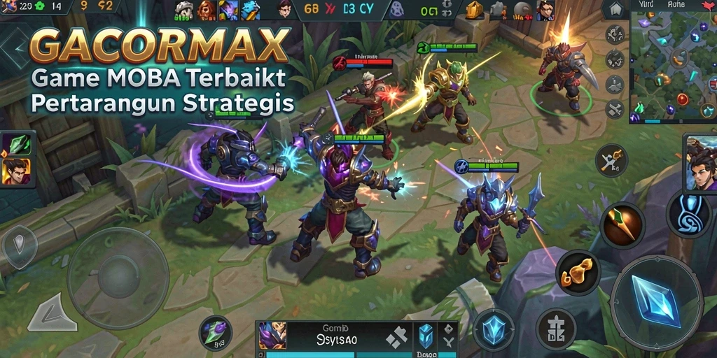 Tampilan gameplay seru dan strategis di GACORMAX.
