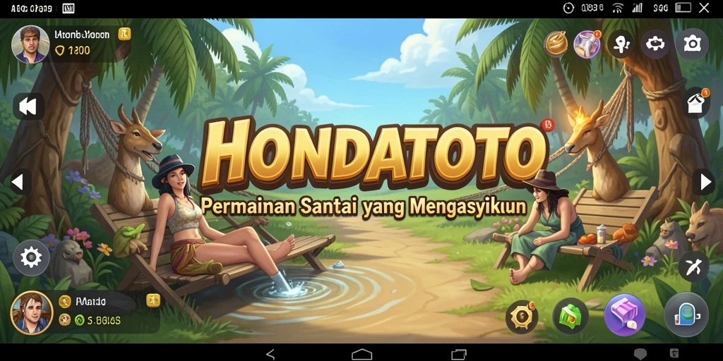 Tampilan gameplay seru di HONDATOTO dengan grafis menarik.