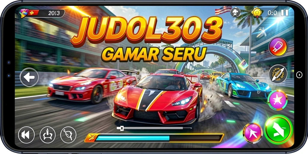 Gameplay balap yang seru dan menegangkan di JUDOL303.