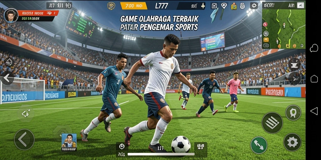 Tampilan gameplay seru dari L777 menunjukkan suasana pertandingan yang mendebarkan.