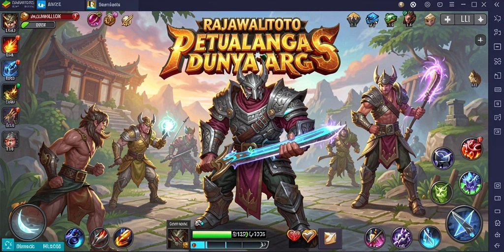 Gameplay seru di dunia fantasi RAJAWALITOTO.