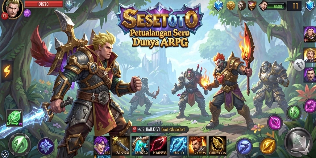 Screenshot gameplay SESETOTO yang mendebarkan dalam aksi ARPG.